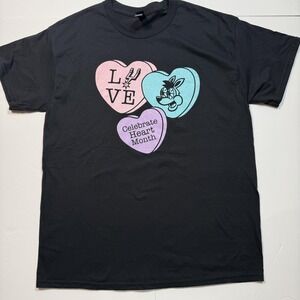 San Antonio Spurs Shirt Mens Black Celebrate Heart Month Graphic NBA Basketball